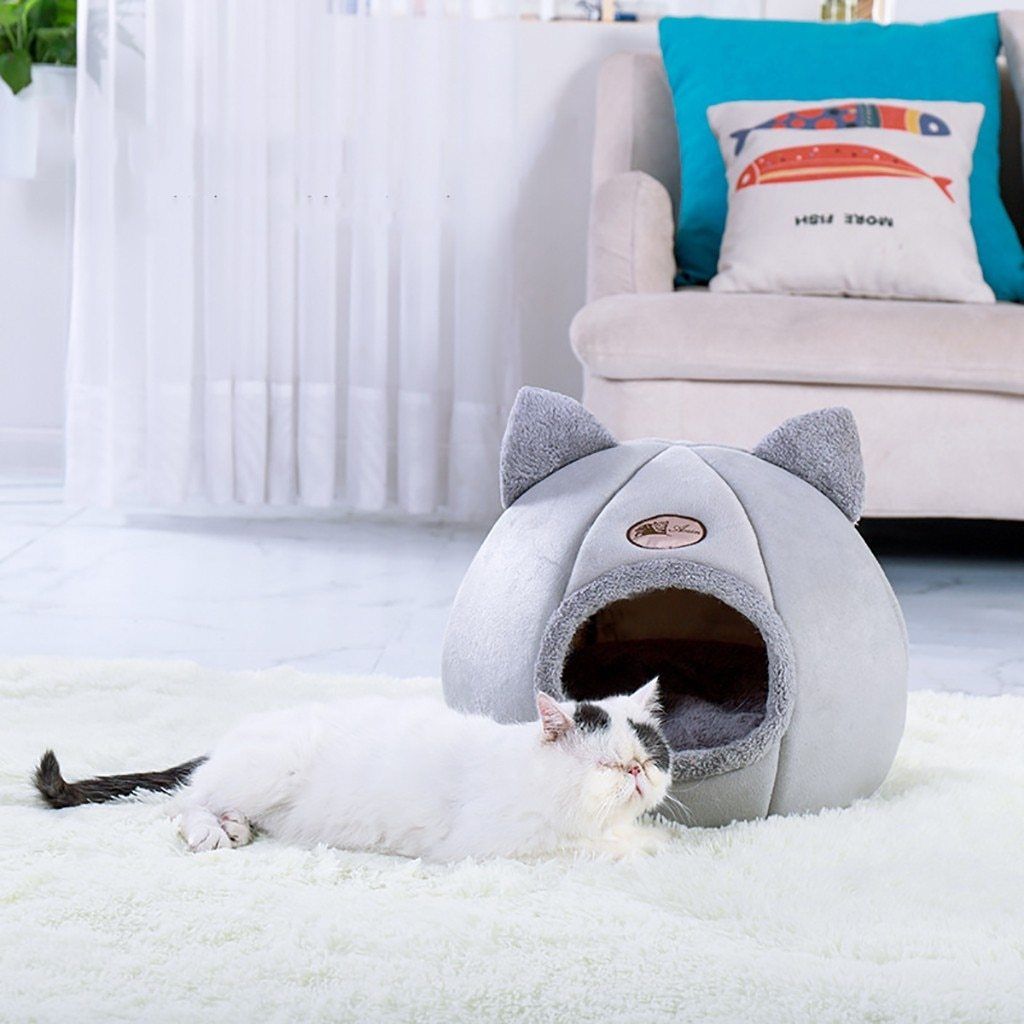 ComfyHouse™ - Niche pour chat ultra confortable - ManoirFelin